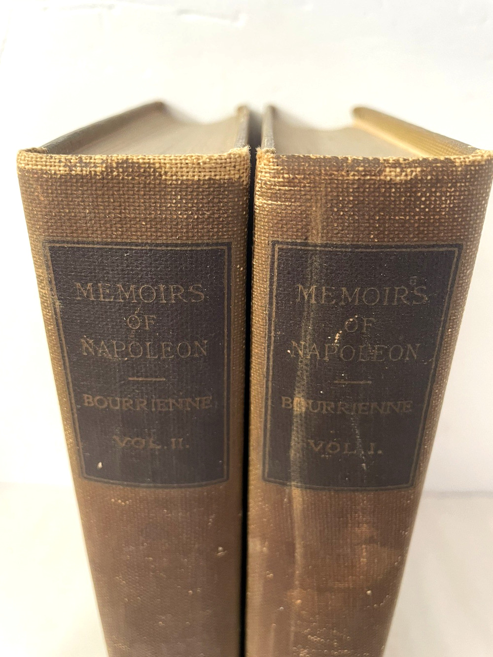 1885 Memoirs of Napoleon Bonaparte Bourrienne 4 Vol Set Thomas Crowell